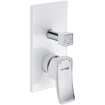 Смеситель для душа WASSERKRAFT Aller 10641W белый/хром