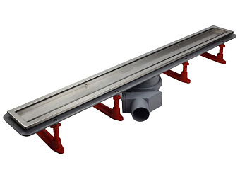 Душевой лоток Pestan 850 89,6х13,6см горизонтальный сток с решёткой и опорами