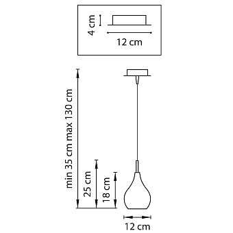 Светильник подвесной Lightstar Pentola 803030 40Вт E14