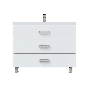 Тумба с раковиной MIRSANT Фуджи УТ000043925 52х99х70см