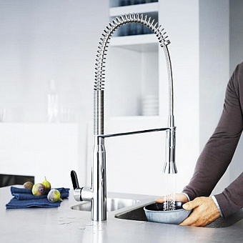 Смеситель для кухни GROHE K7 31379000 гибкий излив хром
