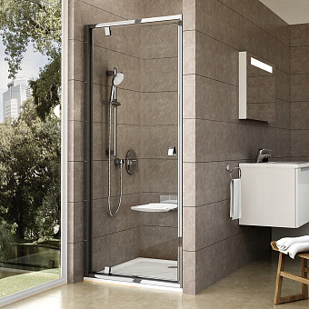 Душевая дверь RAVAK Pivot 03G40C00Z1 190х80см стекло прозрачное