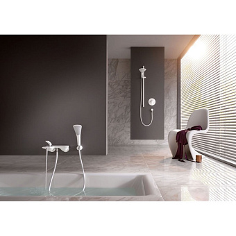 Душевой комплект KLUDI Fizz 6765091-00 белый/хром