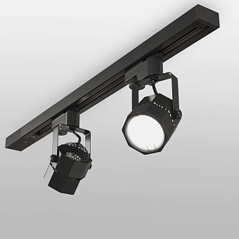 Трековый светильник Elektrostandard Robi a047355 MRL 1004 35Вт GU10 чёрный для однофазного трека