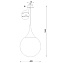 Светильник подвесной Maytoni Dewdrop P225-PL-400-N 8Вт E27