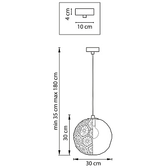 Светильник подвесной Lightstar Fermo 724214 40Вт E27