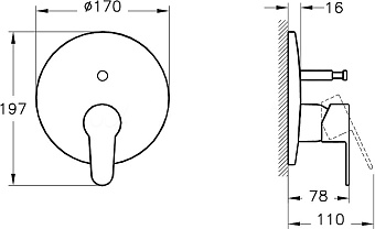 Душевая система VITRA Solid S A49265EXP хром