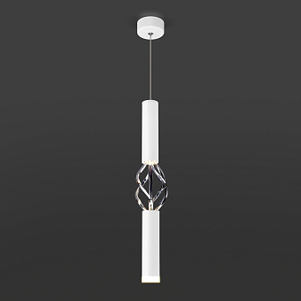 Светильник подвесной Eurosvet Lance 50191/1 LED белый/хром 8Вт LED