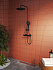 Душевая система VITRA Aquaheat A4720536EXP чёрный