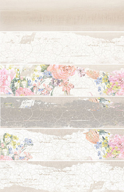 Матовый керамогранит BERYOZA CERAMICA Иммортель 661330 разноцветный 14,7х59,4см 1,325кв.м.