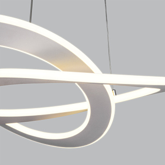 Светильник подвесной Eurosvet ONDE 90217/1 белый Smart 49Вт LED