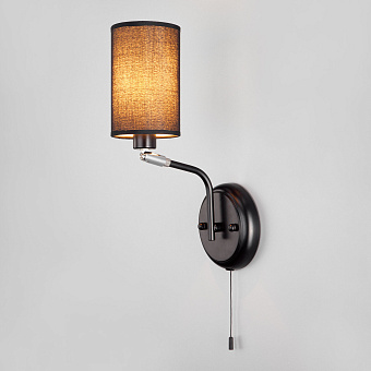 Бра Eurosvet Duetto 70072/1 черный 40Вт E14