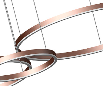 Люстра подвесная KINK Light Тор 08223,04P(4000K) 110Вт 3 лампочек LED