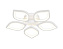 Люстра потолочная Ambrella ACRYLICA Original FA444 60Вт 5 лампочек LED
