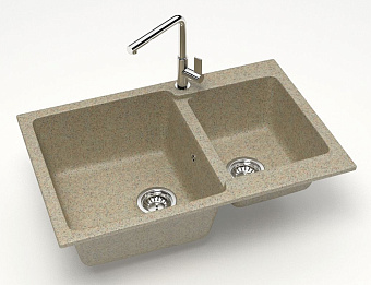 Мойка кухонная Azario Grand CS00079905 57,5х44см коричневый