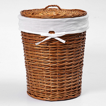 Корзина для белья WASSERKRAFT LEINE WB-350-L плетёная 85,15л