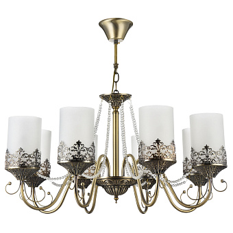 Люстра подвесная Freya Sherborne FR2563-PL-08-BZ 60Вт 8 лампочек E14