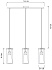 Светильник подвесной Arte Lamp ARIES A8983SP-3CC 60Вт E27