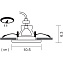 Светильник точечный встраиваемый Arte Lamp TAURUS A6663PL-1WH 50Вт GU10