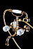 Смеситель для ванны Boheme Crystal 293-CRST золотой