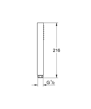 Ручной душ GROHE Euphoria Cube Stick 27888GN0 золото