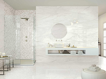 Настенная плитка MARAZZI ITALY Marbleplay M4NX Ivory Rett 30х90см 1,35кв.м. глянцевая