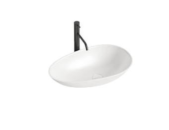 Раковина накладная SALINI CALLISTA 1101201SM S-Stone матовая 58х34,5см