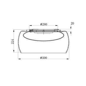 Светильник подвесной Maytoni Solen MOD074PL-L16B3K 16,3Вт LED