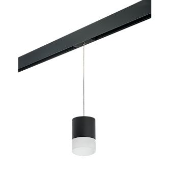 Трековый светильник Lightstar Rullo PRORP348781 15Вт GX 5.3 матовый чёрный для однофазного трека