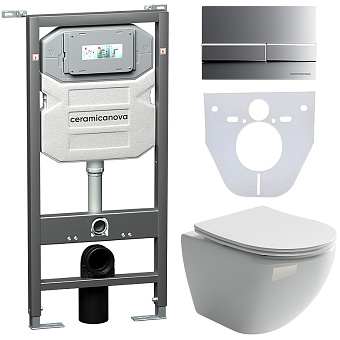 Инсталляция с унитазом Ceramica Nova CN4002_1002M_1000