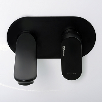 Смеситель для раковины WASSERKRAFT Elbe 7430 чёрный