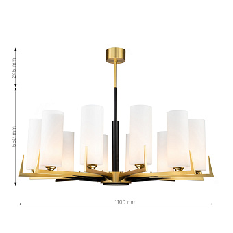 Люстра подвесная Favourite Maximo 2623-12P 480Вт 12 лампочек E14