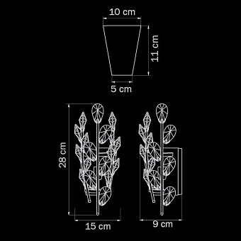 Бра Lightstar Isabelle 791614 40Вт G9