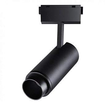 Трековый светильник Novotech SHINO 358529 30Вт LED чёрный для однофазного трека