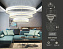 Люстра подвесная Ambrella ACRYLICA Original FA6181 245Вт 3 лампочек LED