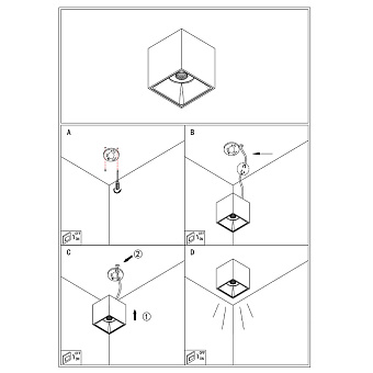 Светильник потолочный Maytoni Alfa LED C065CL-L12W4K-D 12Вт LED