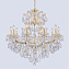 Люстра подвесная CRYSTAL LUX ISABEL ISABEL SP11 GOLD/TRANSPARENT 660Вт 11 лампочек E14