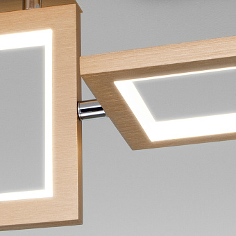 Светильник потолочный Eurosvet MAYA 90223/3 матовое золото 30Вт LED