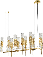 Люстра подвесная CRYSTAL LUX PRIMAVERA PRIMAVERA SP10 GOLD 600Вт 10 лампочек E14