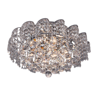 Люстра хрустальная Eurosvet Charm 16017/9 хром Strotskis 60Вт 9 лампочек E27