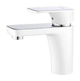 Смеситель для раковины D&K BerlinSteinbeis DA1432116 белый/хром