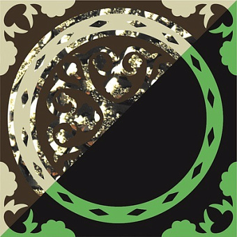 Вставка Роскошная мозаика ВВ-LG 29 бежевый/золотой/коричневый 8х8см 0,288кв.м.