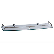 Полка в ванную прямоугольная WASSERKRAFT K-555 1-ярусная 15х60см хром
