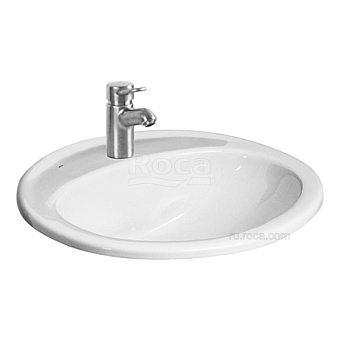 Раковина встраиваемая сверху ROCA Adora 7.3272.0.300.0 56х47см