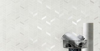 Керамическая мозаика Atlas Concord Италия MEK 9MCH Light Mosaico Chevron Wall 30,5х30,5см 0,558кв.м.