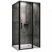 Угловое ограждение Abber Sonnenstrand AG04110BS-S85B 195х85см стекло прозрачное