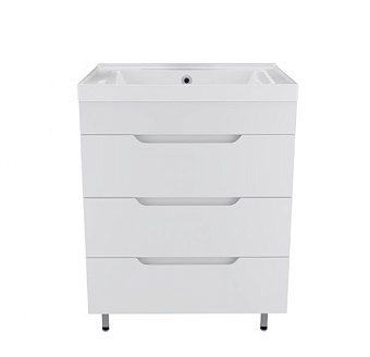 Тумба с раковиной MIRSANT Soho УТ000072521 38х56,5х70см