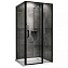 Угловое ограждение Abber Sonnenstrand AG04100BS-S85B 195х85см стекло прозрачное