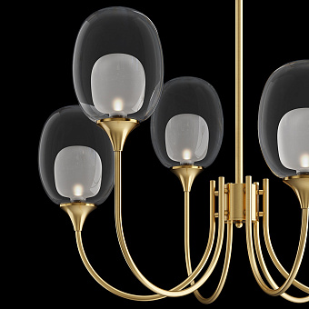 Люстра Maytoni Aura MOD016PL-06BS 60Вт 6 лампочек E14