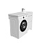 Тумба с раковиной IDDIS Optima Home OPH11RBi95K 48х110х89см